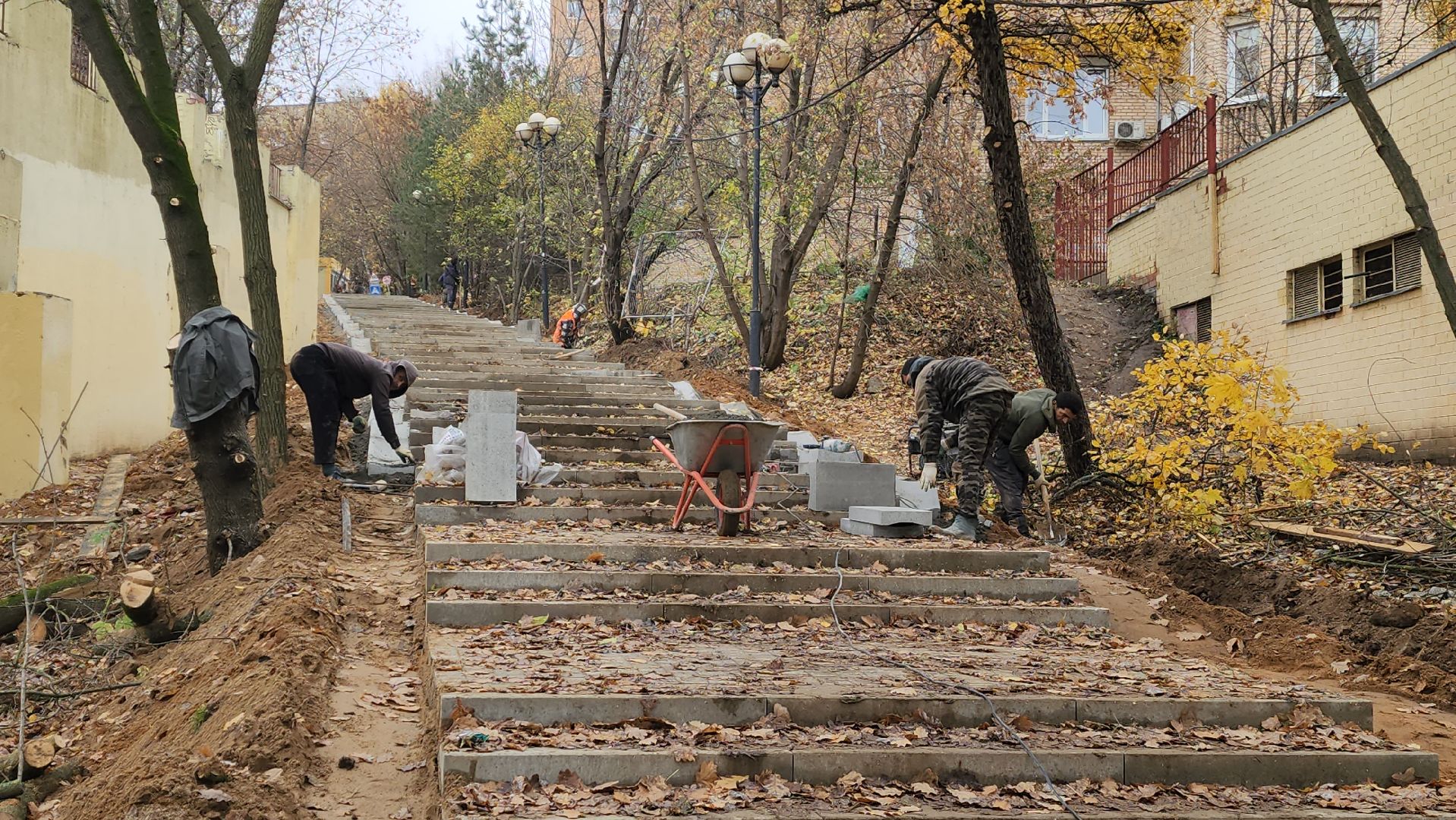 красногорск, яблоневый сквер, благоустройство,
