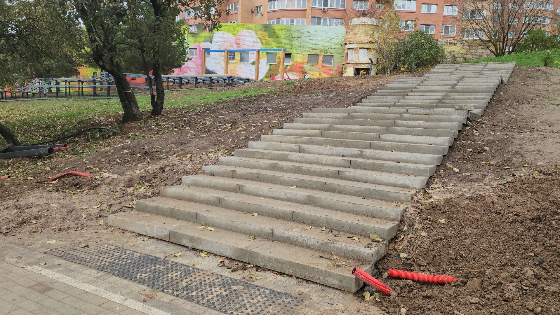 красногорск, яблоневый сквер, благоустройство,