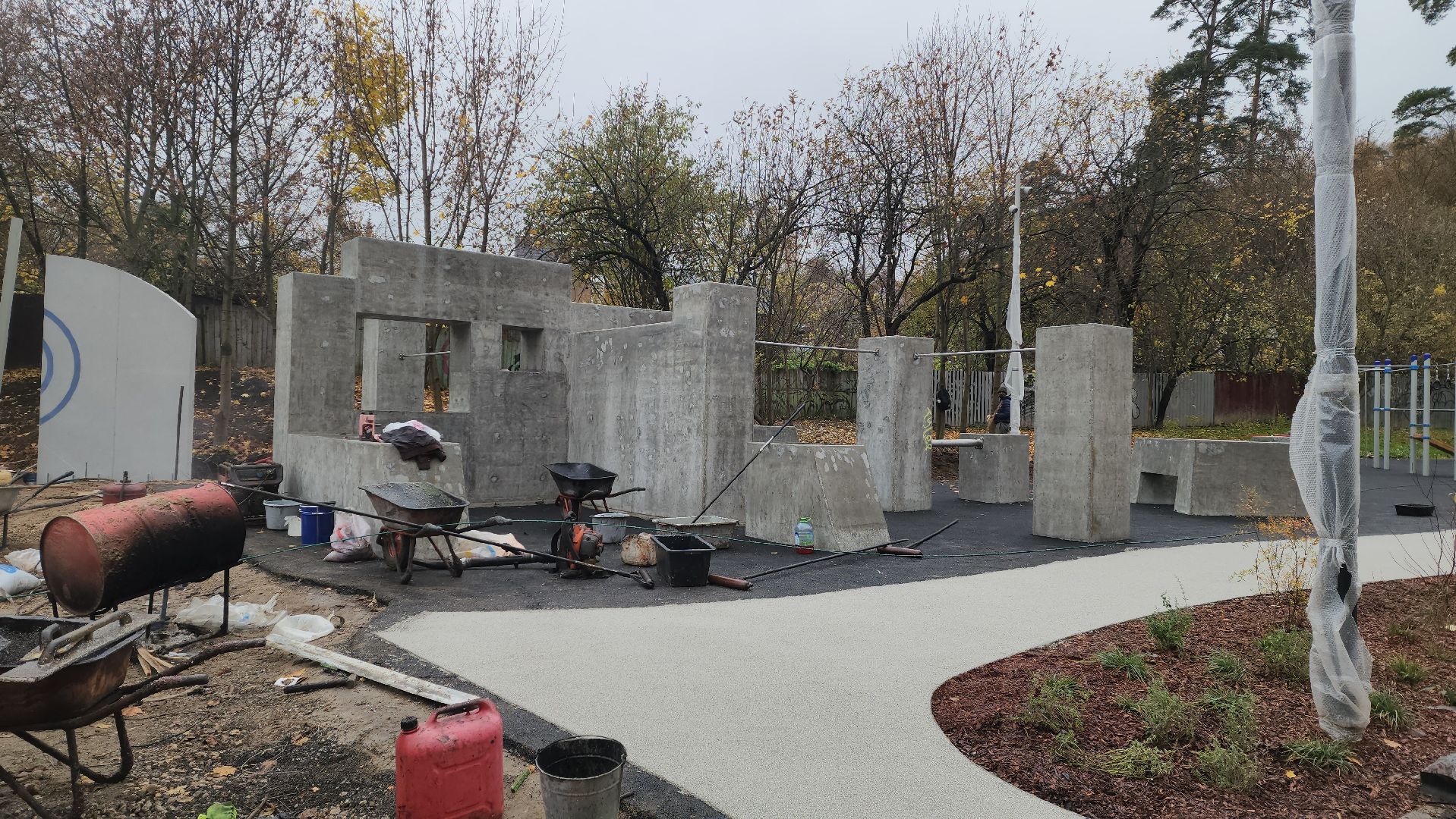 красногорск, благоустройство, яблоневый сквер, скейтпарк,