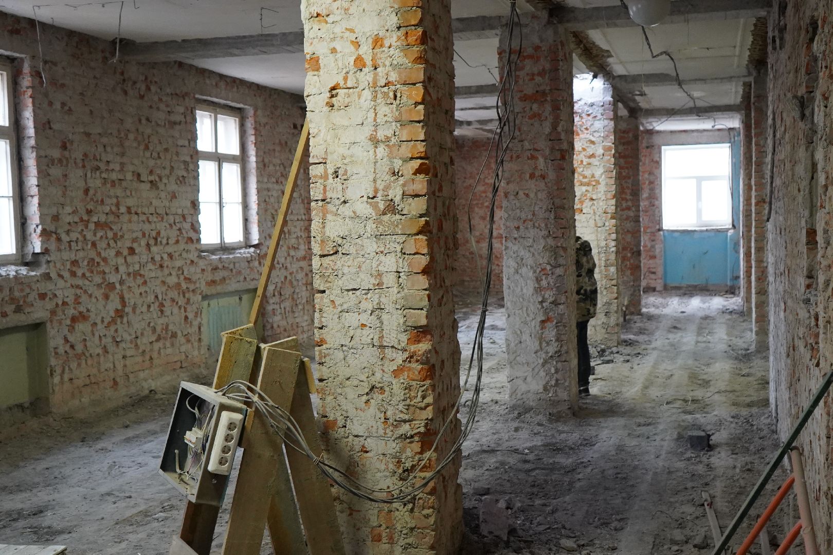 ступино, стадион металлург, ремонт, спорт,