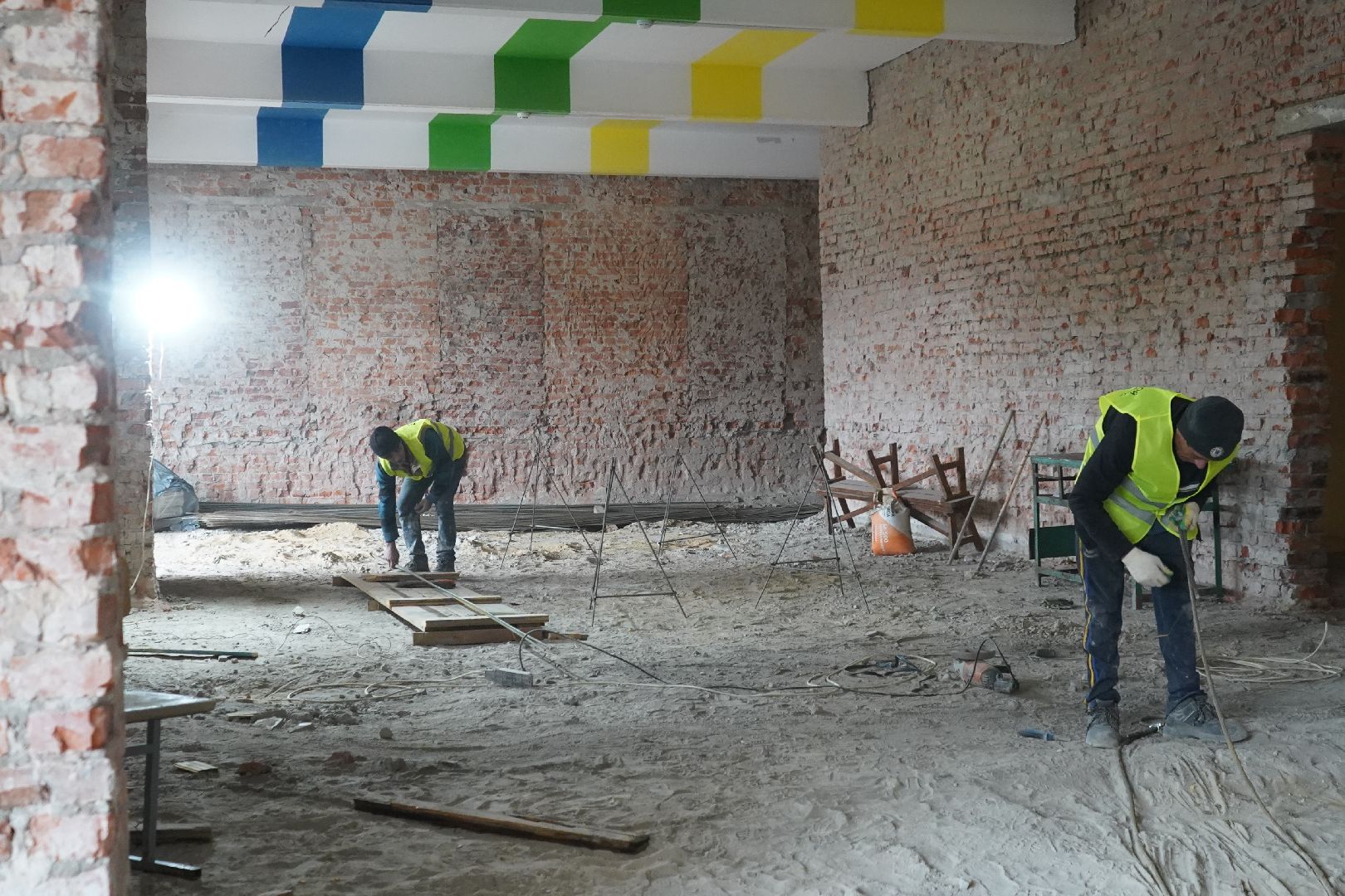 ступино, стадион металлург, ремонт, спорт,