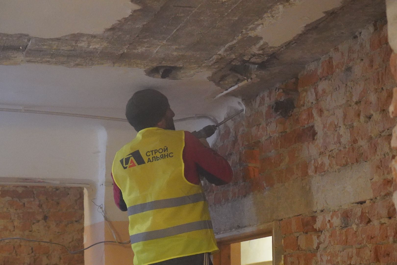 ступино, стадион металлург, ремонт, спорт,