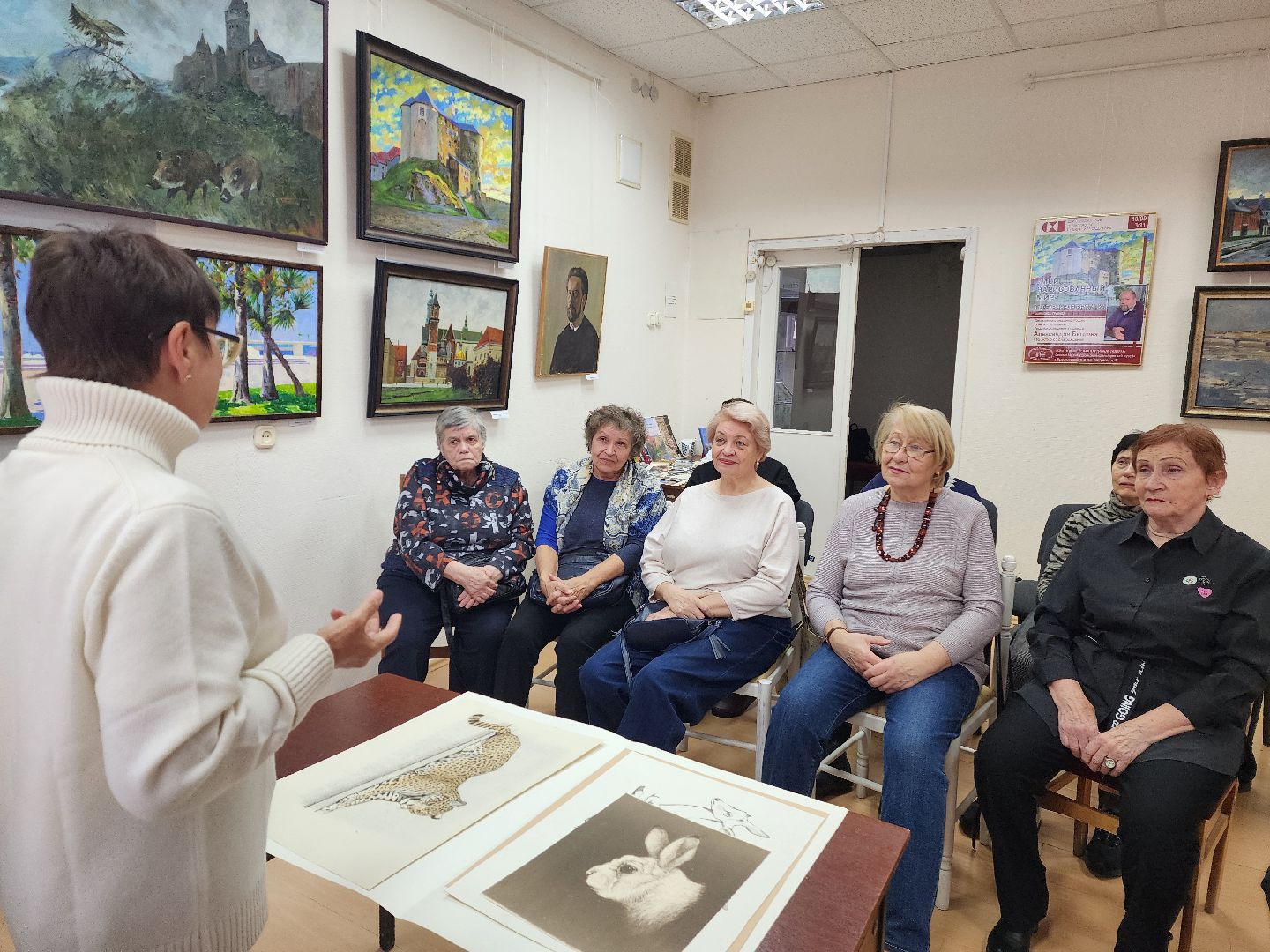 красноармейск, городской округ пушкинский, картинная галерея, художник-анималист, лекторий,