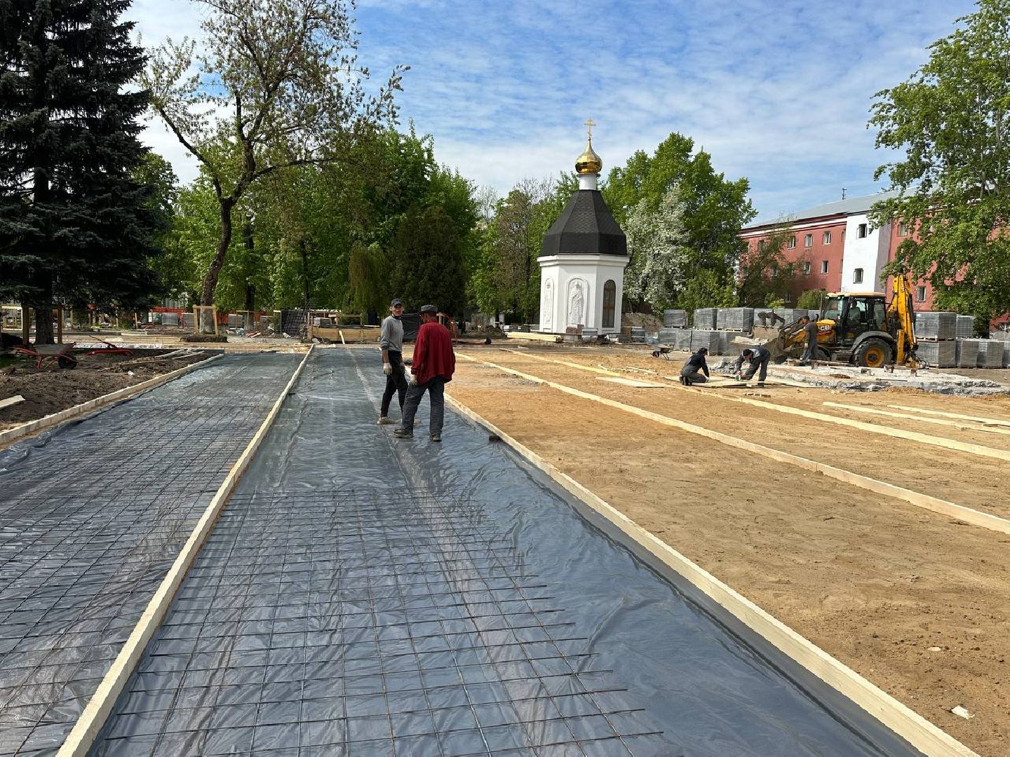 Реутов, Мемориал славы, реконструкция, Вечный огонь