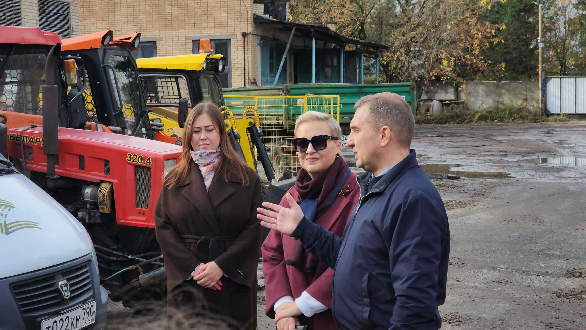 звездный городок, экскурсия для школьников, коммунальная техника,