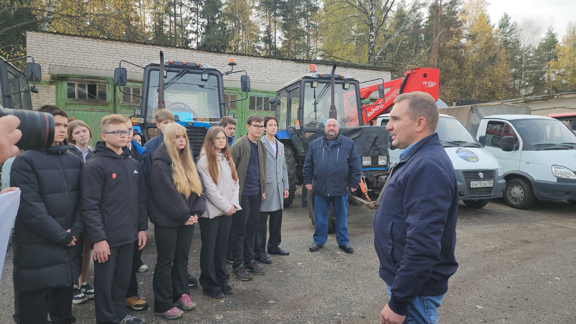 звездный городок, экскурсия для школьников, коммунальная техника,