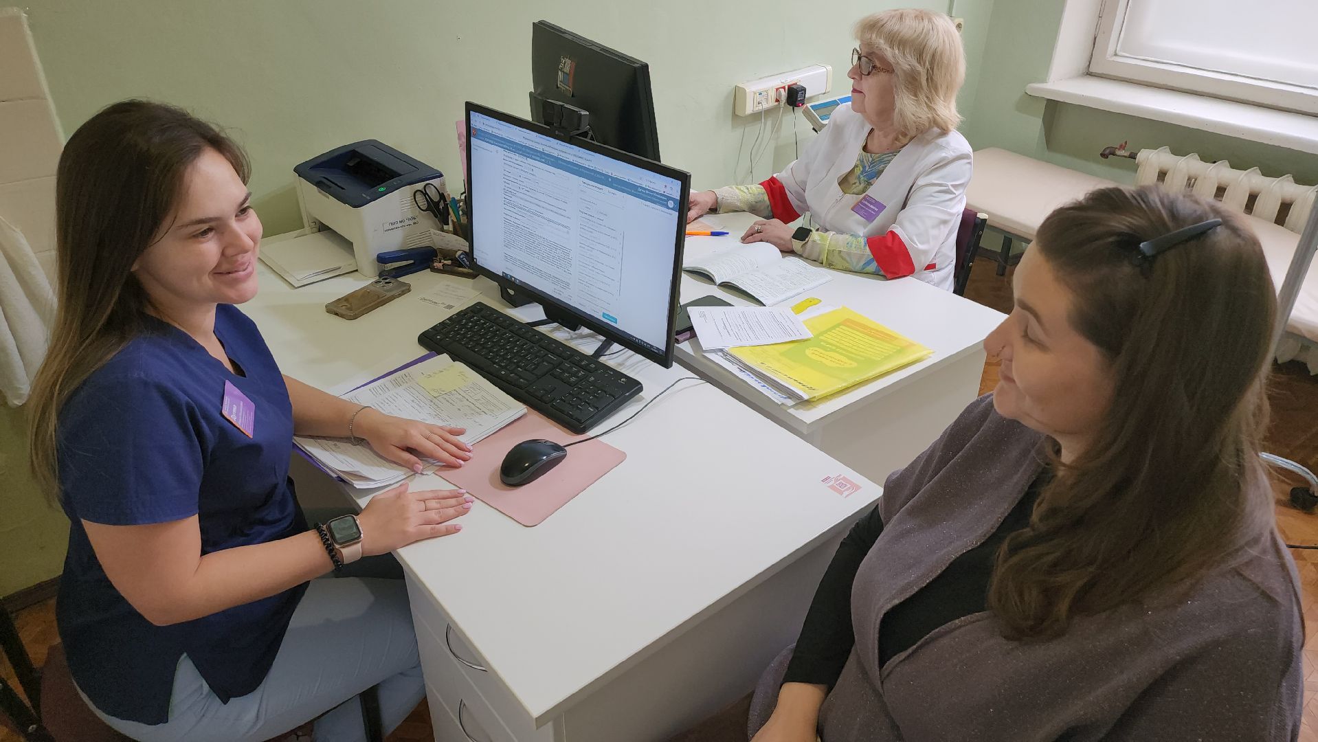 Люберцы, люберецкая областная больница, беременные женщины, вакцинация от гриппа,