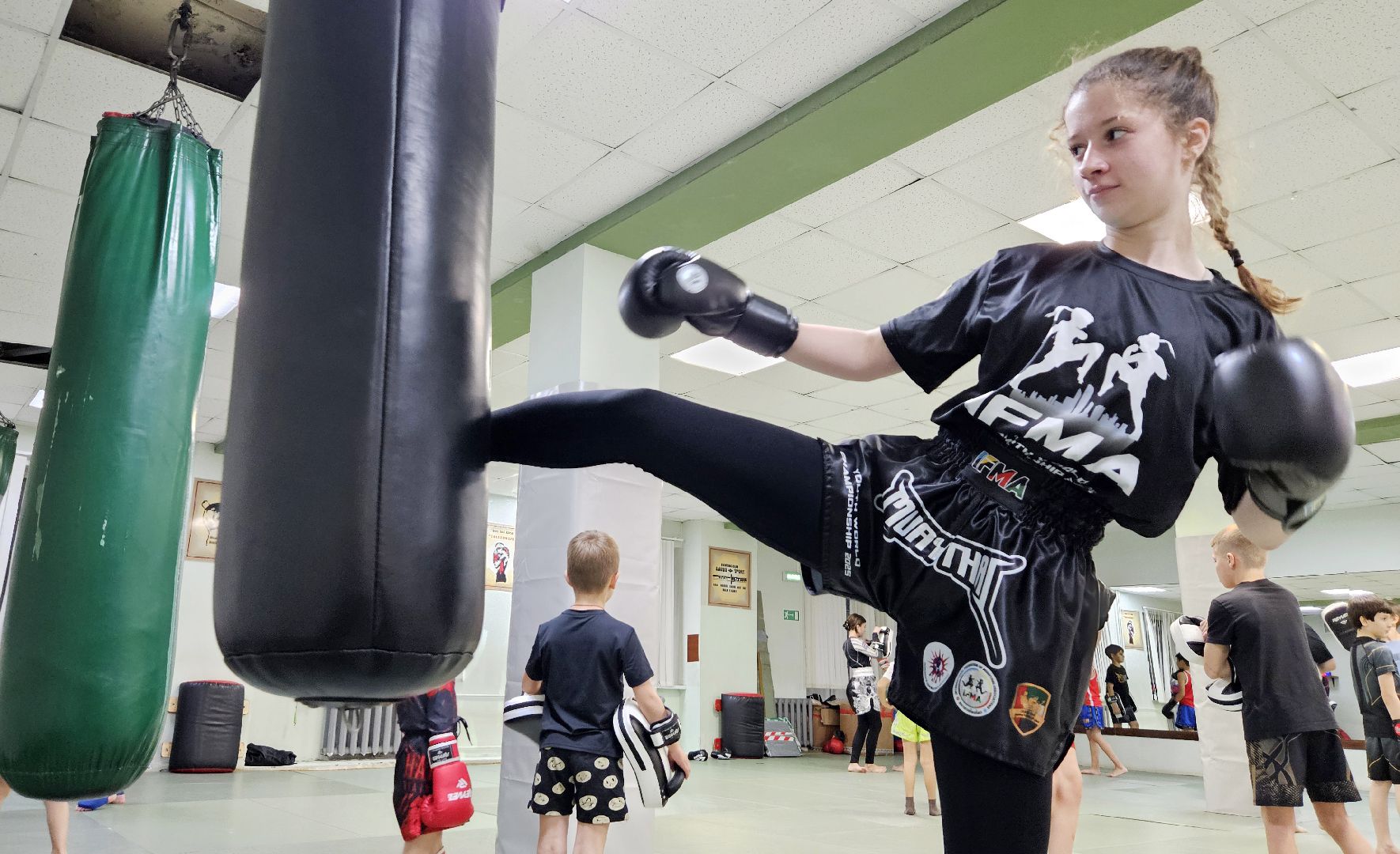 долгопрудный, спорт, тайский бокс,муай тай, Александра Теличко, Магомед Камилов,
