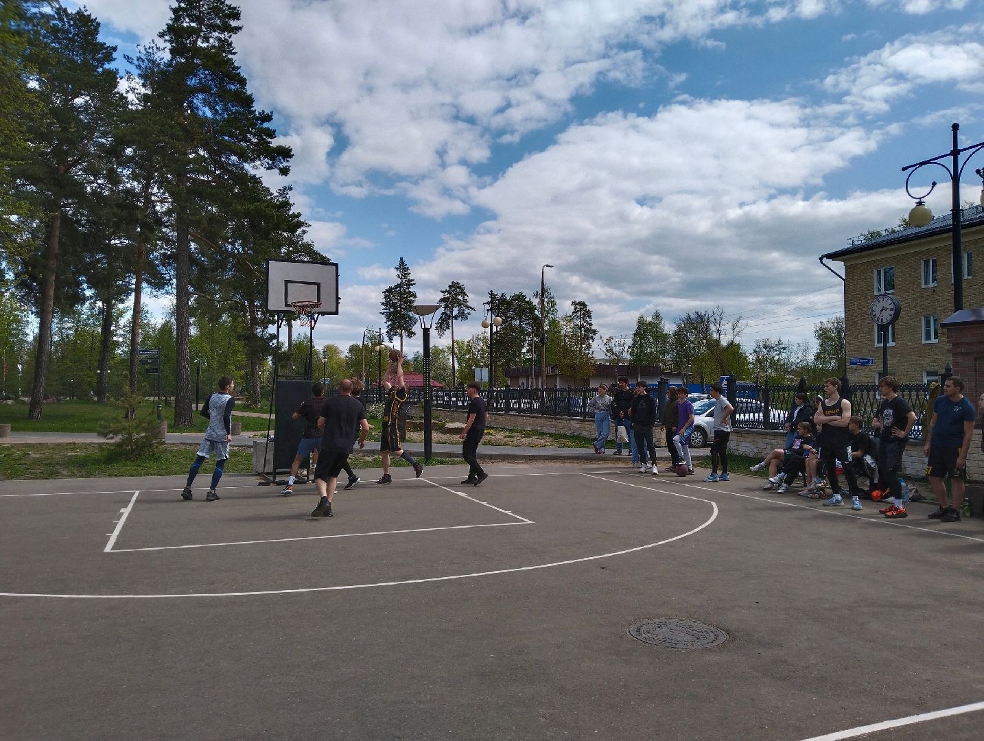 Рошаль, Шатура, стритбол, баскетбол, спорт, соревнование. Крестов Брод
