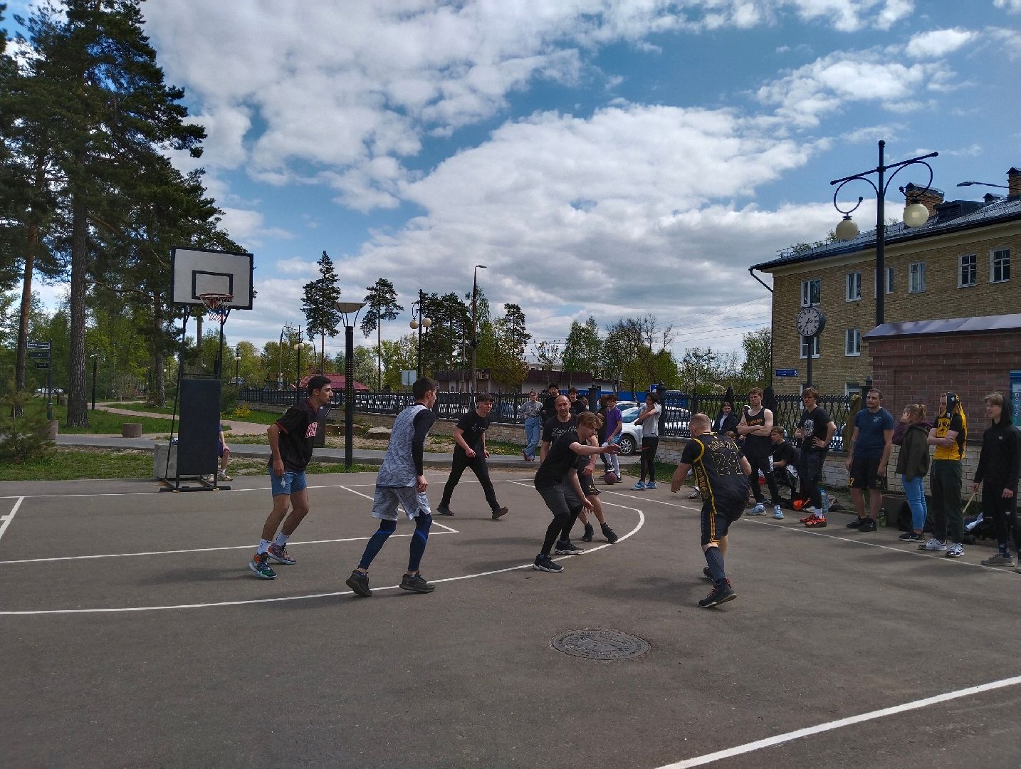 Рошаль, Шатура, стритбол, баскетбол, спорт, соревнование. Крестов Брод