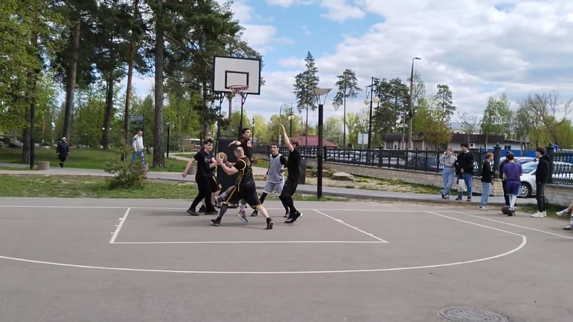 Рошаль, Шатура, стритбол, баскетбол, спорт, соревнование. Крестов Брод