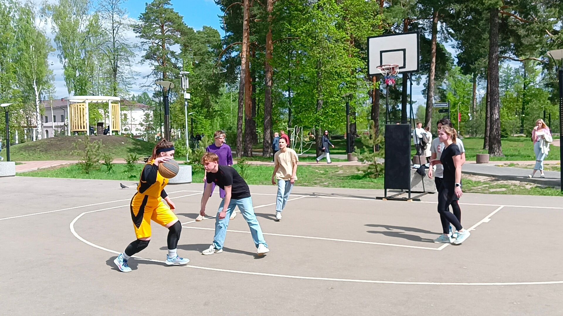 Рошаль, Шатура, стритбол, баскетбол, спорт, соревнование. Крестов Брод