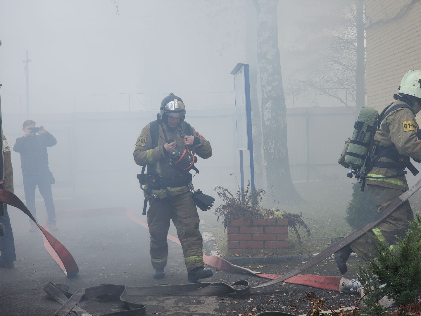 Черноголовка, Пожарные учения, МЧС ,