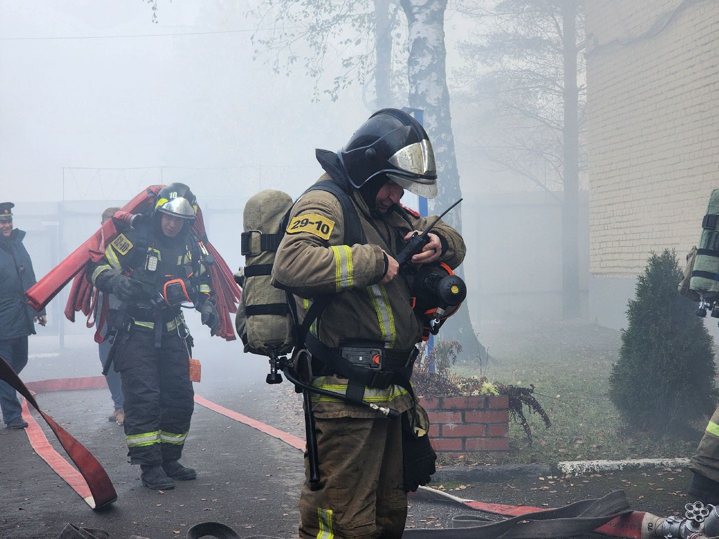 Черноголовка, Пожарные учения, МЧС ,