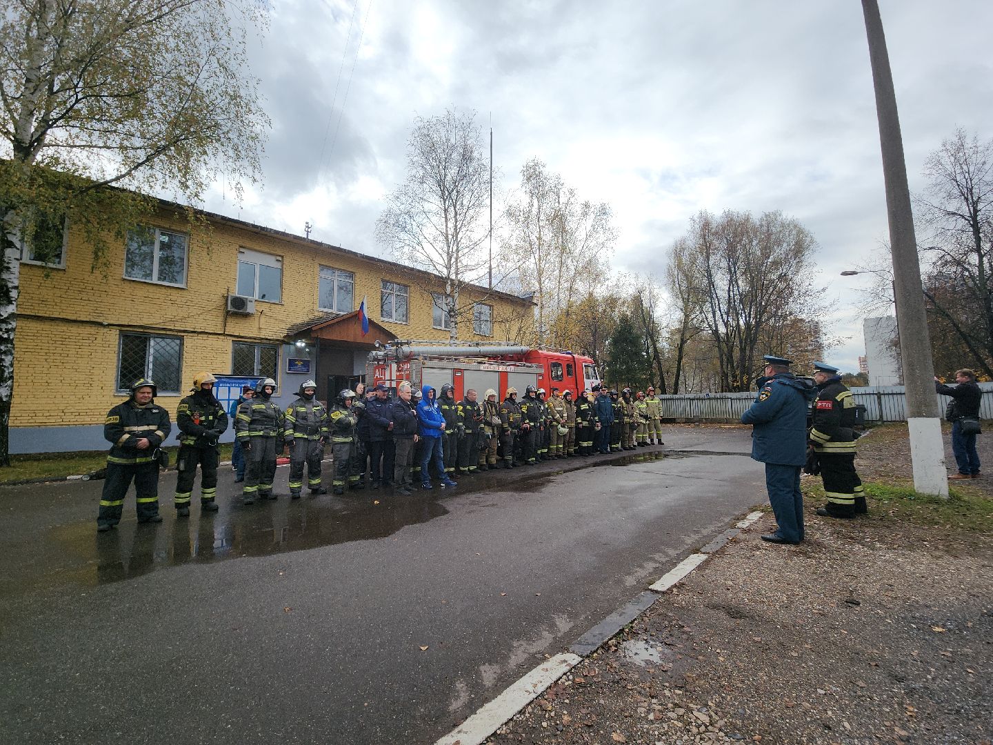 Черноголовка, Пожарные учения, МЧС ,