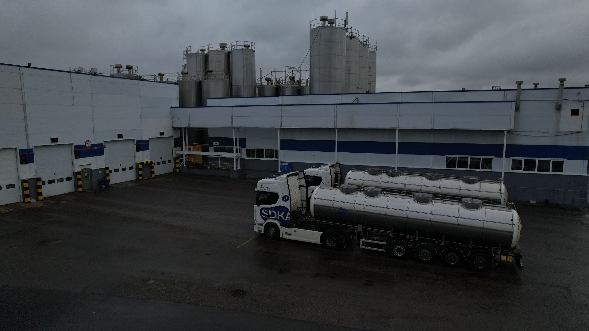 видео с коптера, молочный комбинат в чехове,