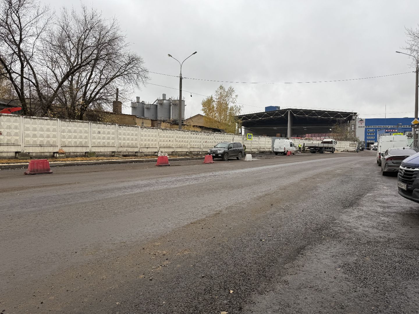 Котельники , Промзона, Силикат, Капитальный ремонт дороги ,