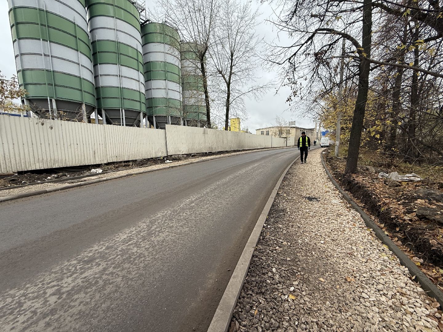 Котельники , Промзона, Силикат, Капитальный ремонт дороги ,