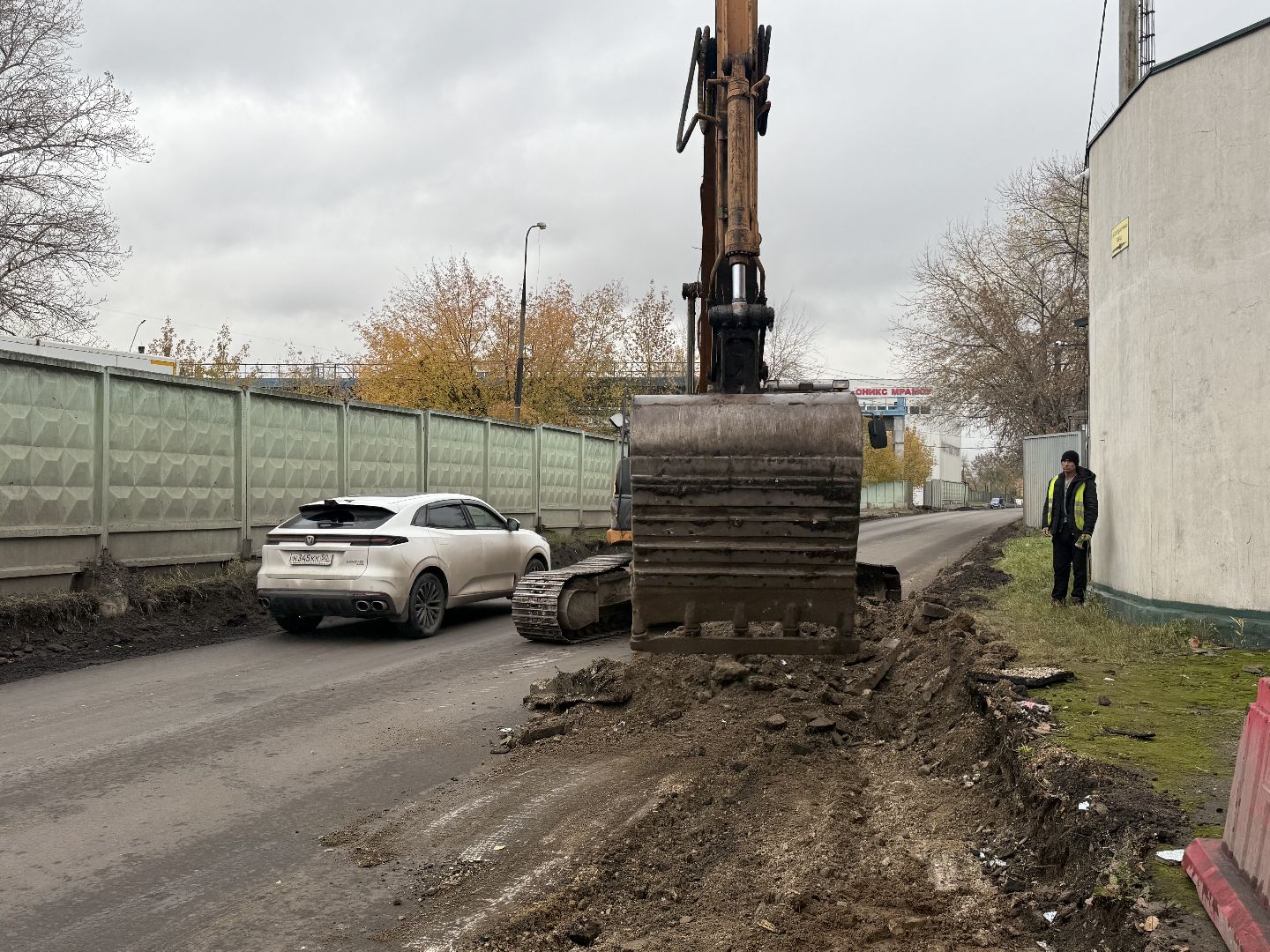 Котельники , Промзона, Силикат, Капитальный ремонт дороги ,