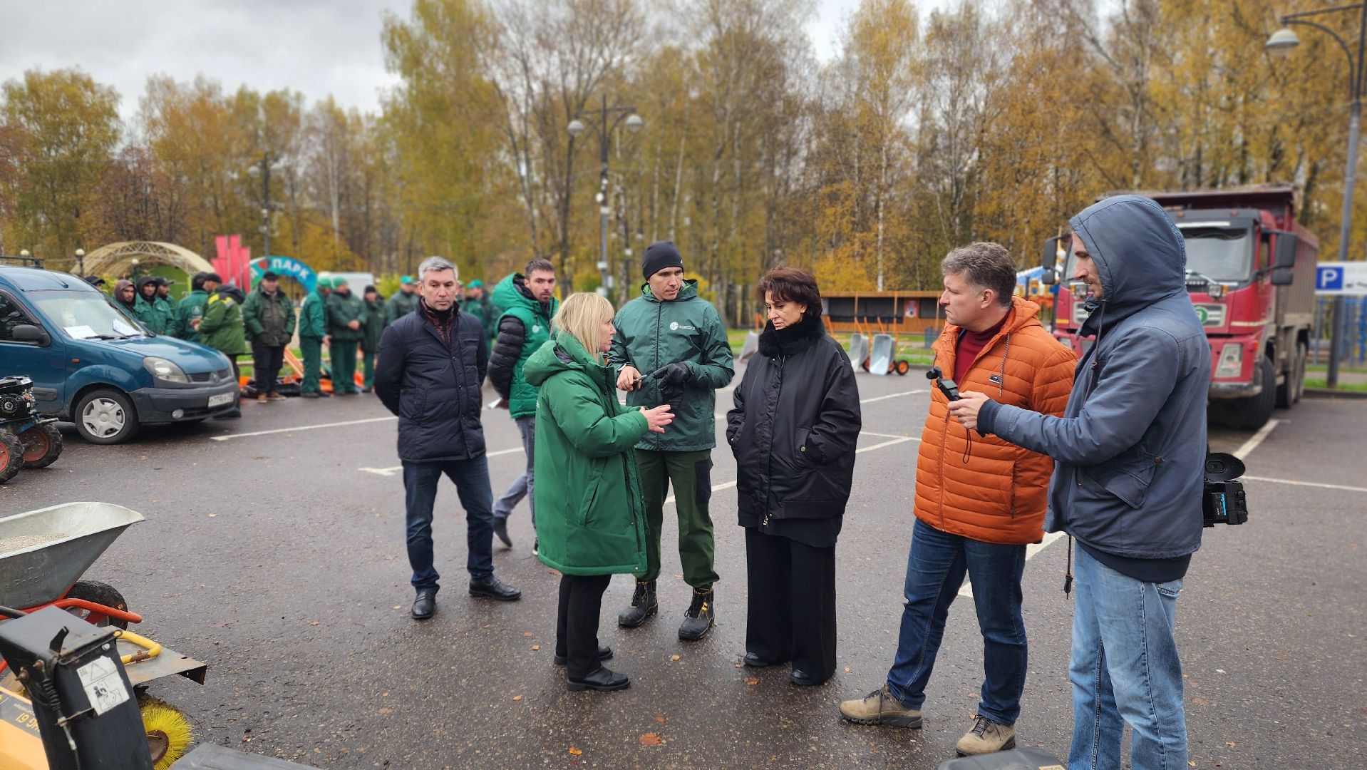 клин, парки, коммунальная техника , готовность к зиме ,