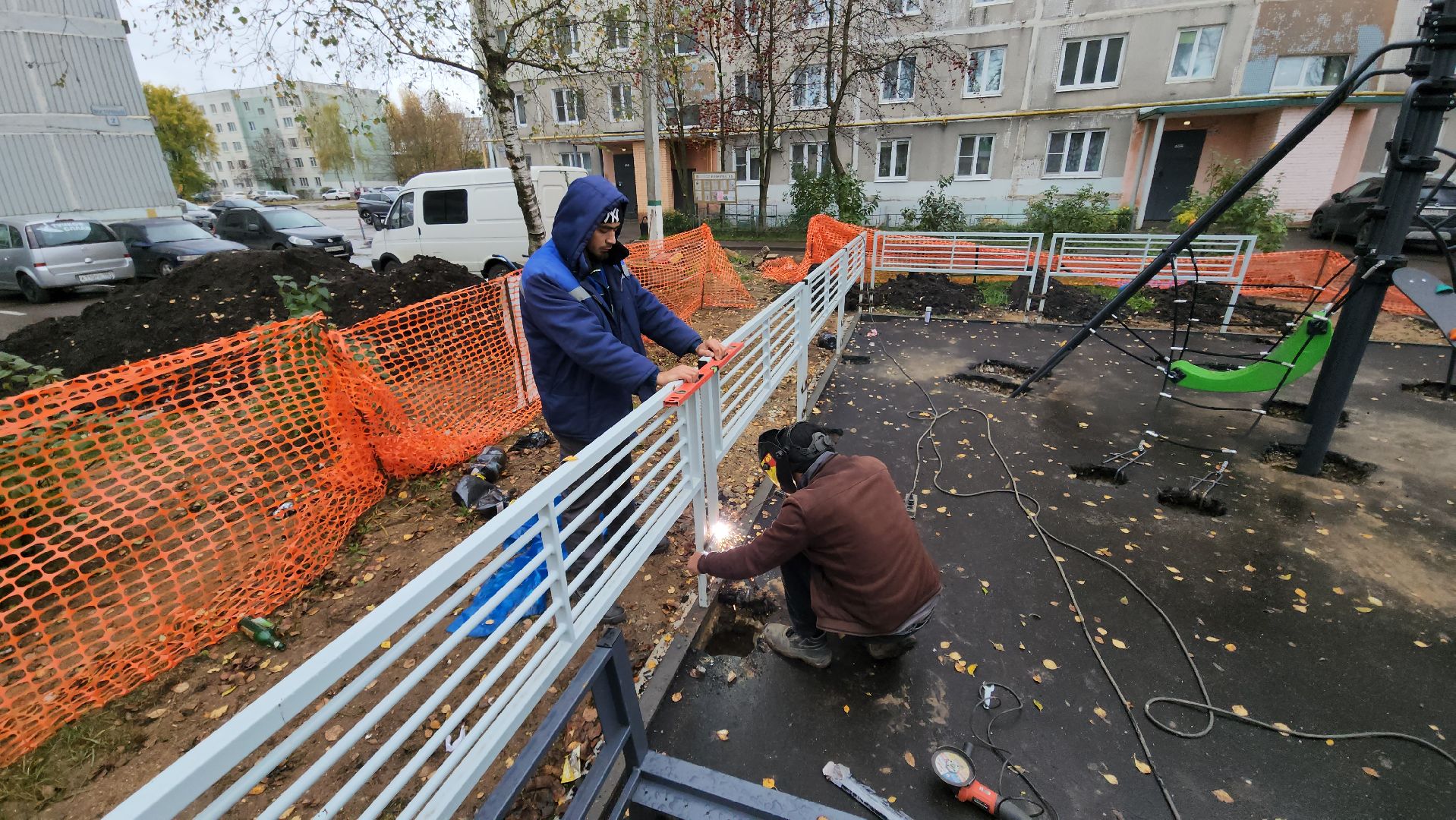 руза, тучково, благоустройство, детская  площадка,