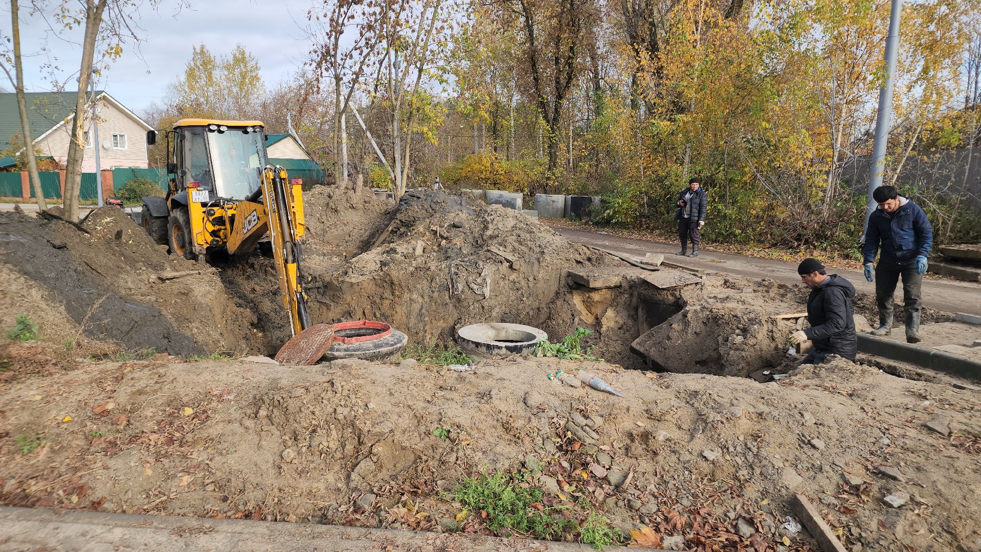 ремонт коллектора, куровское, орехово-зуевский округ,