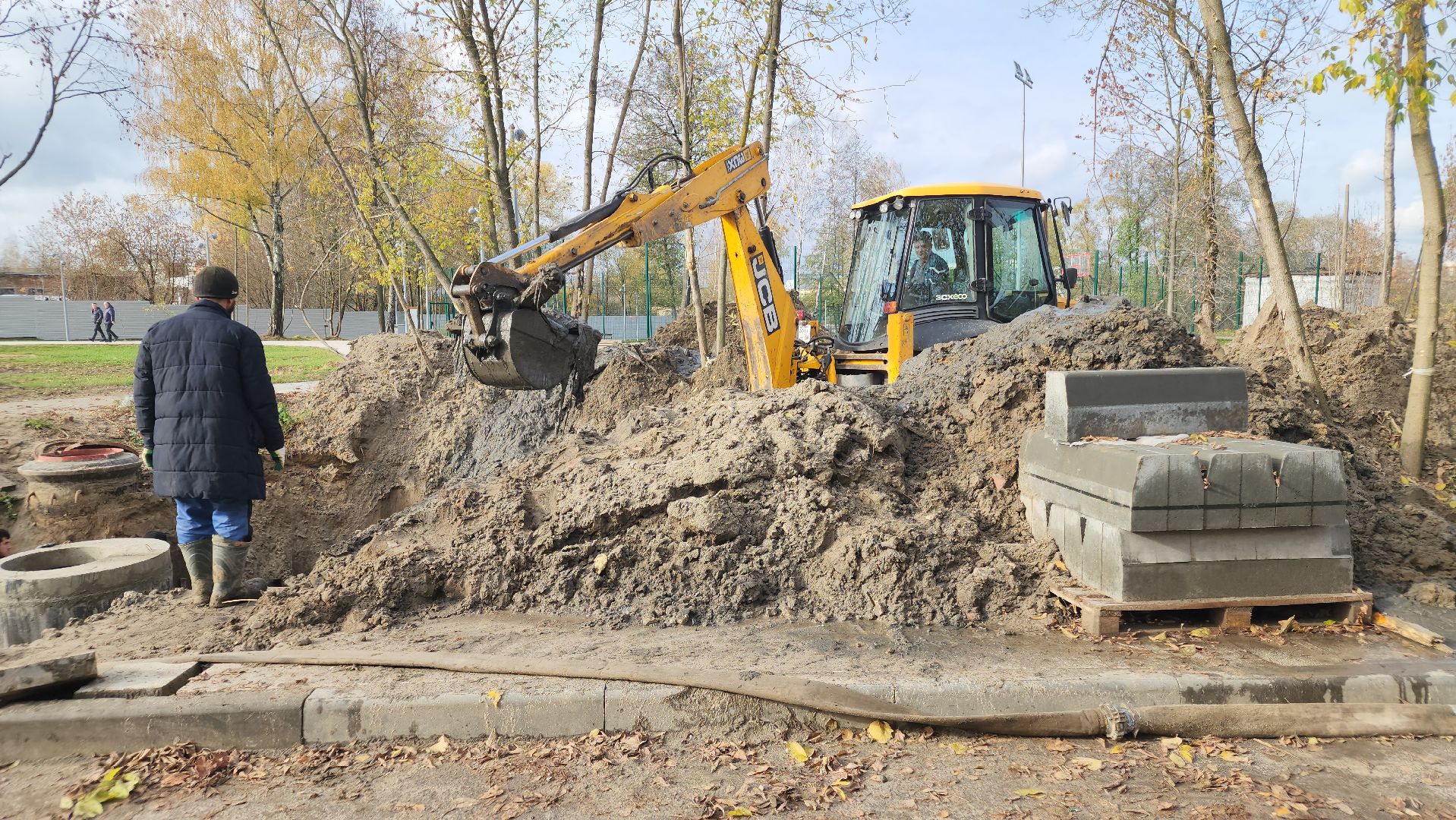 ремонт коллектора, куровское, орехово-зуевский округ,
