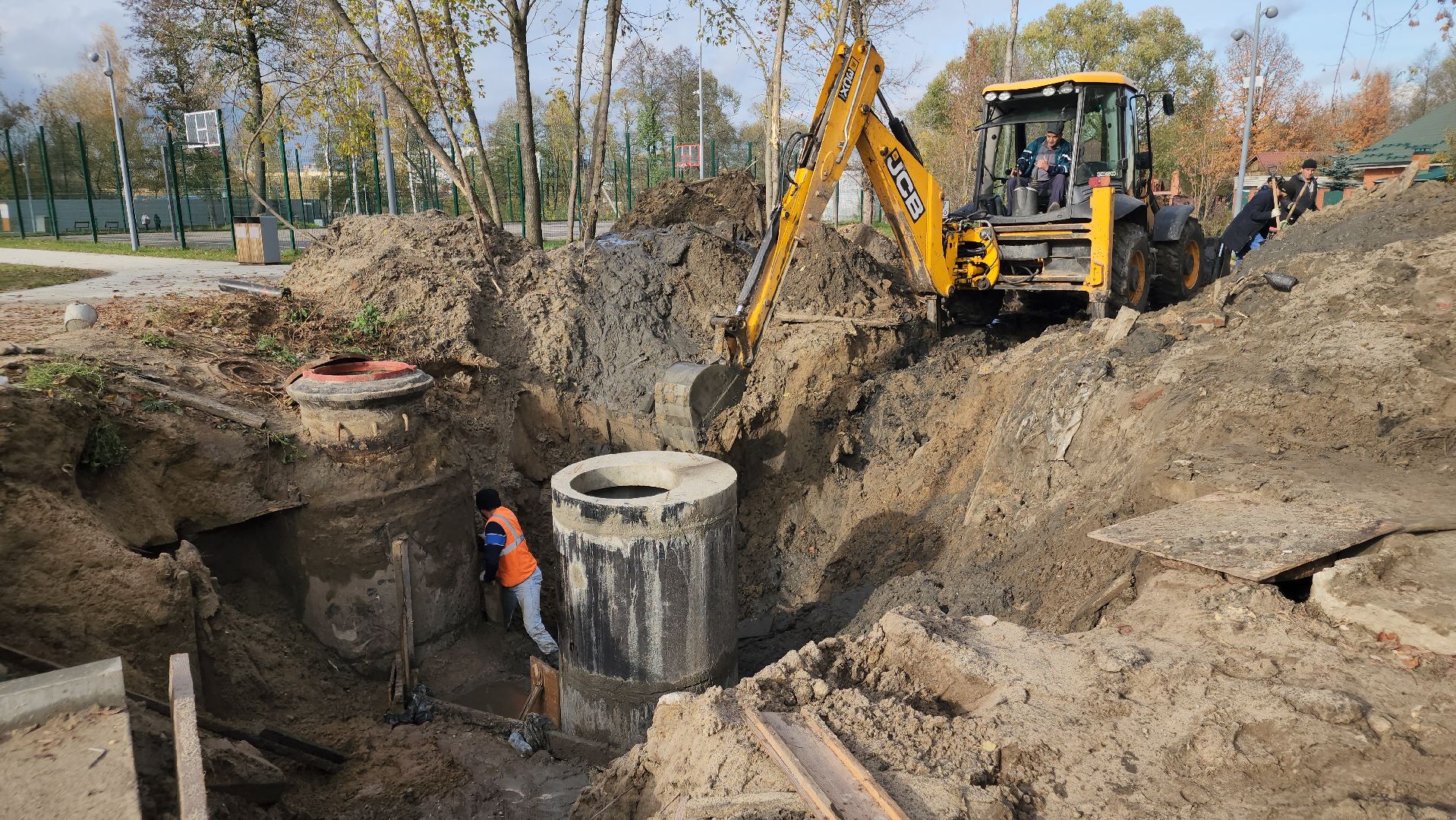 ремонт коллектора, куровское, орехово-зуевский округ,