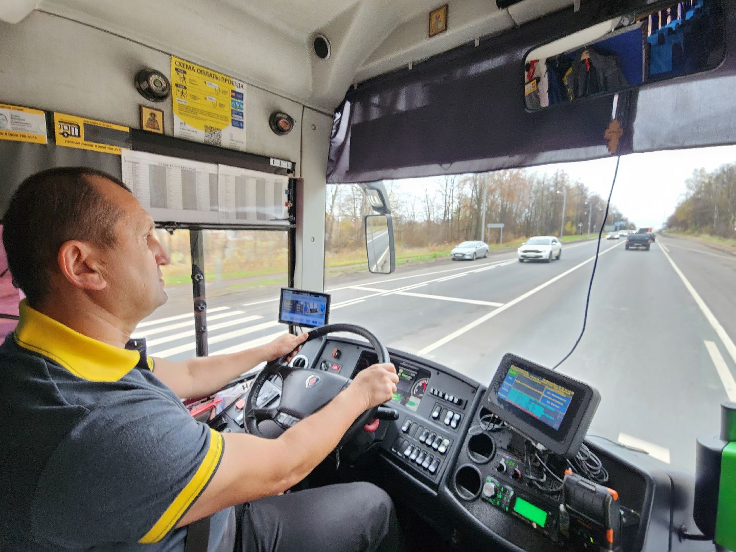чехов, деревня манушкино, мострансавто, производственная база чехов, подготовка к рейсу, маршрут 1365 чехов москва, водитель валерий ковик,