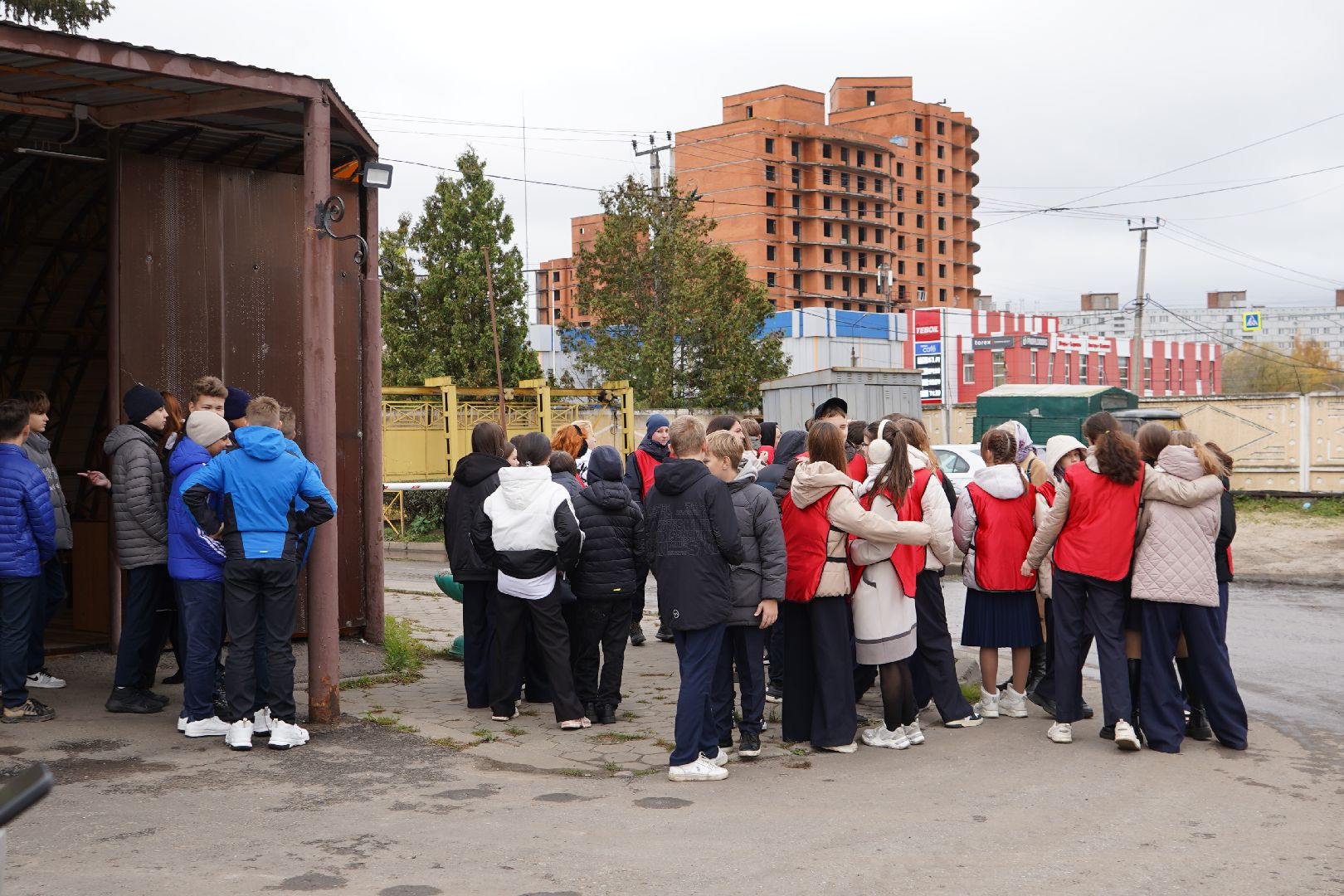 ступино, благоустройство, экскурсия, школьники,