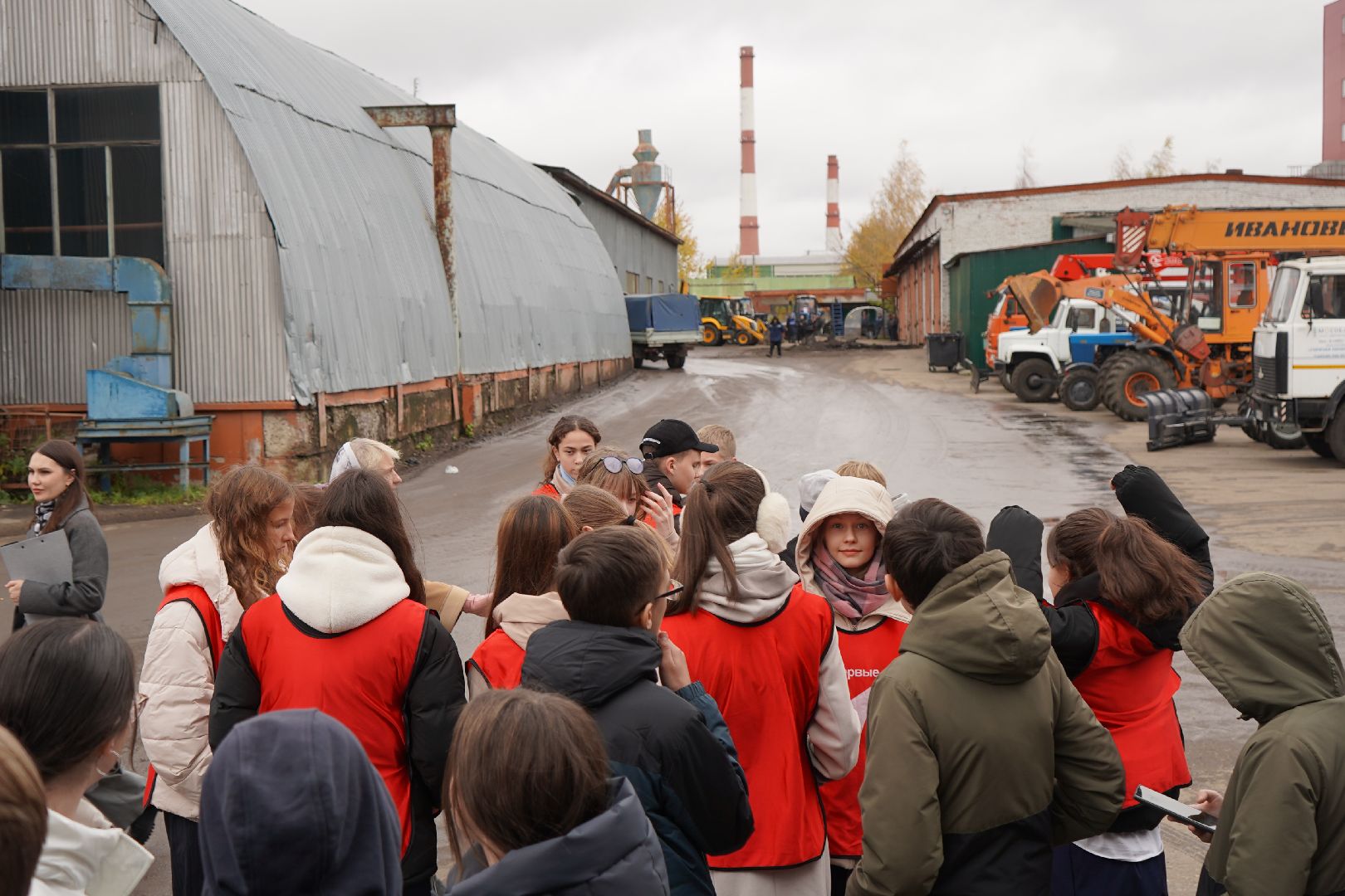 ступино, благоустройство, экскурсия, школьники,