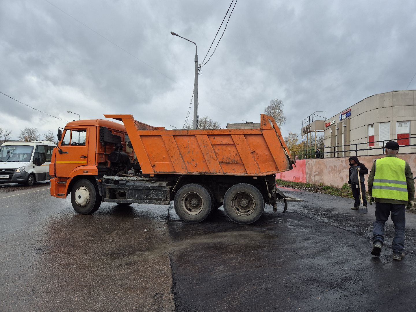 ремонт тротуара, орехово-зуево,
