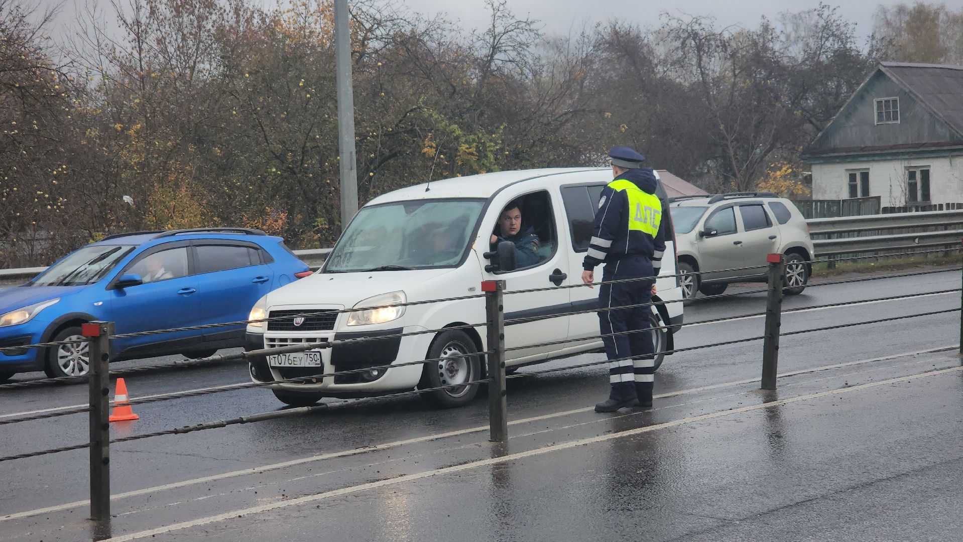 пушкино, Пожар на складе, перекрытие движения,
