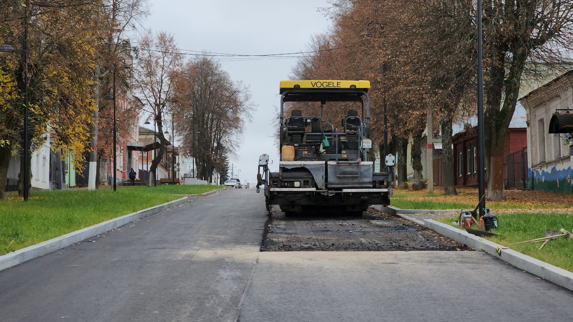 кашира, благоустройство, историческая часть города, укладка асфальта, летний сад, сквер пушкина, освещение, озеленение,