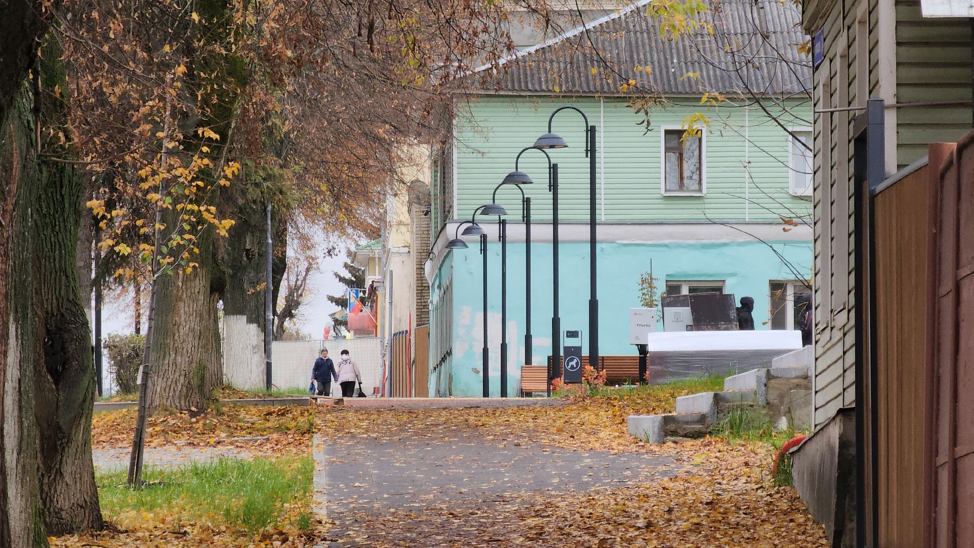 кашира, благоустройство, историческая часть города, укладка асфальта, летний сад, сквер пушкина, освещение, озеленение,