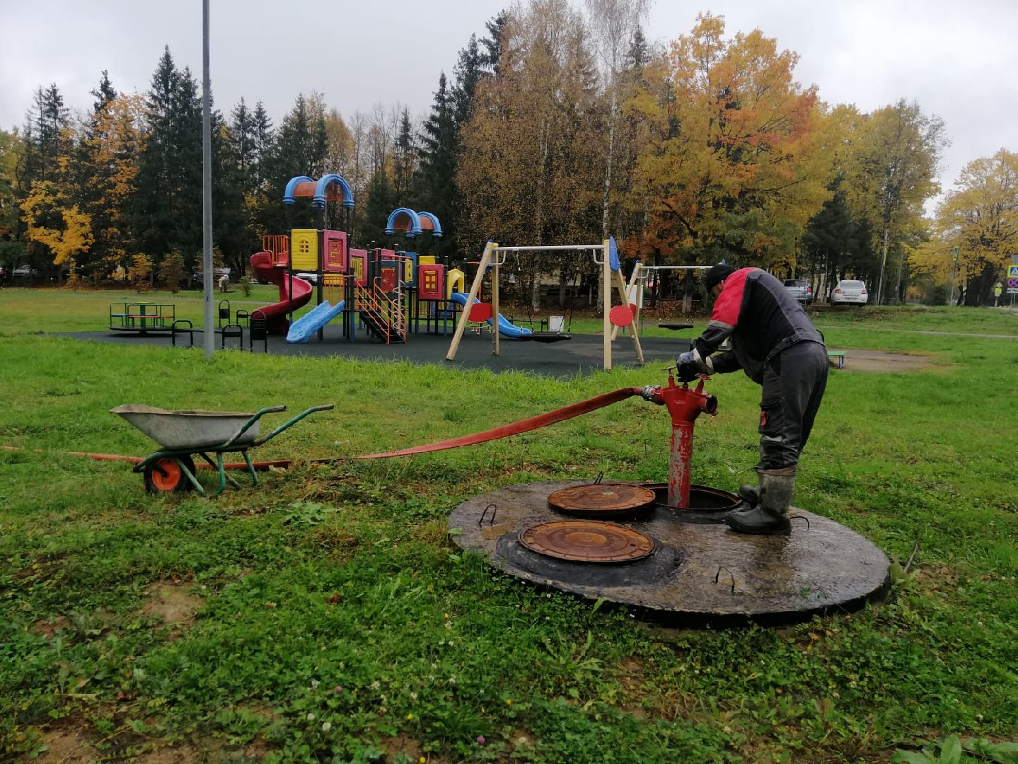 городской округ восход, жкх, благоустройство, канализационные колодцы, канализация,