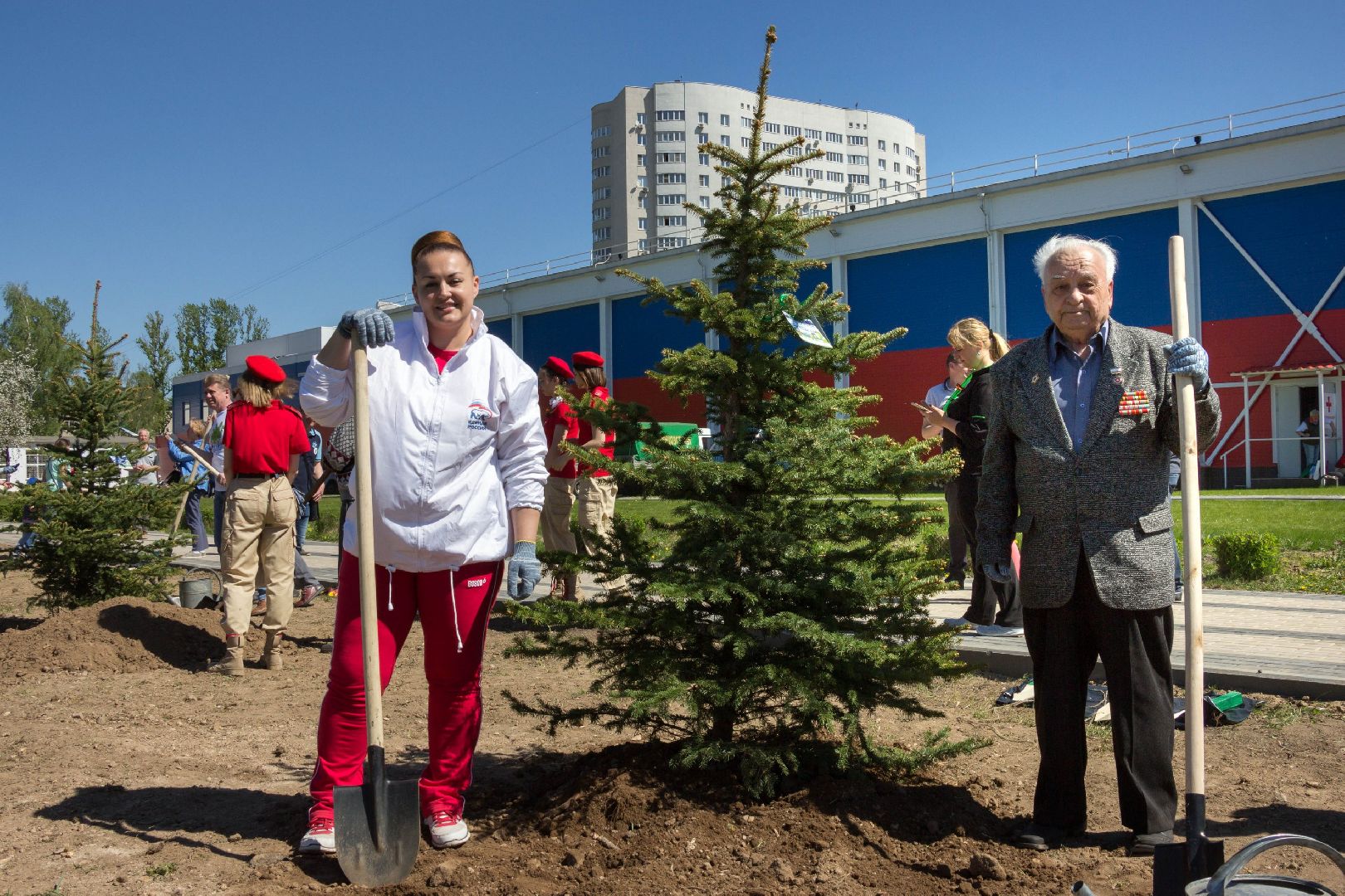 озеленение, благоустройство, лес победы,