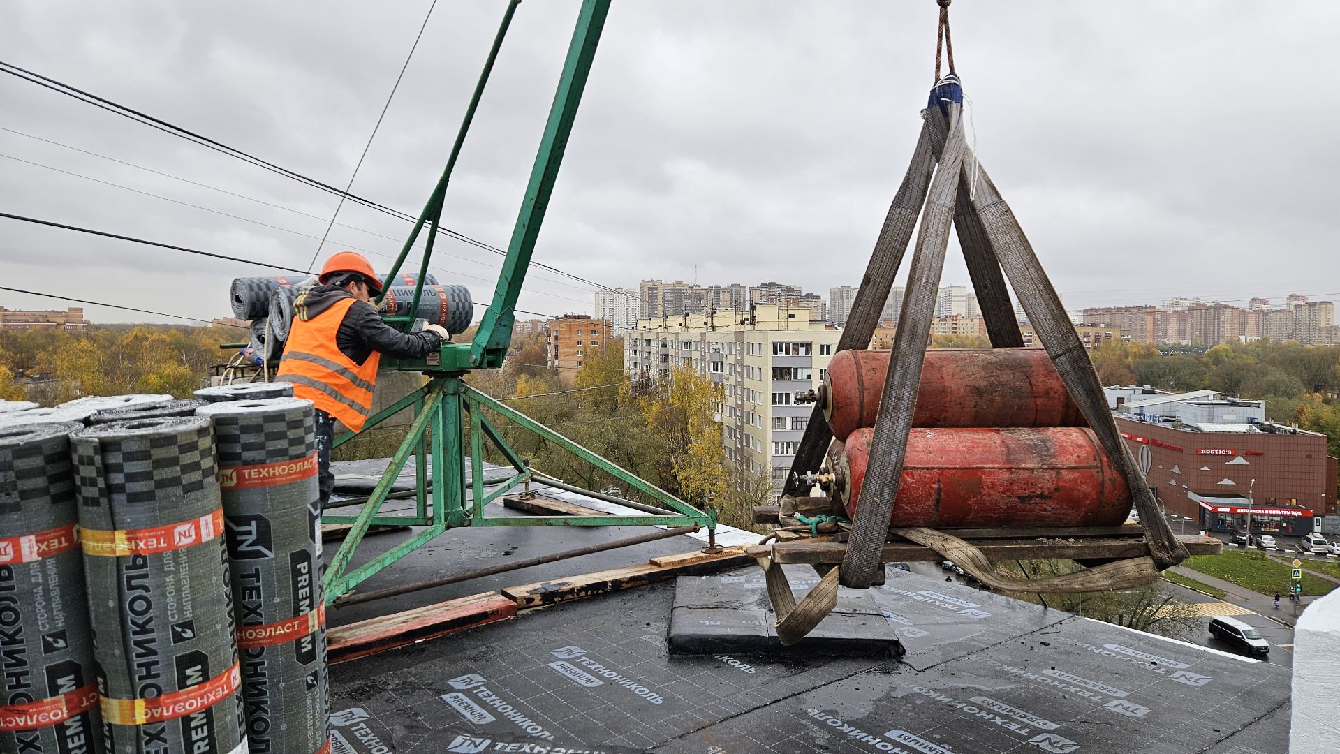 долгопрудный, ремонт крыши, проспект пацаева,капитальный  ремонт,