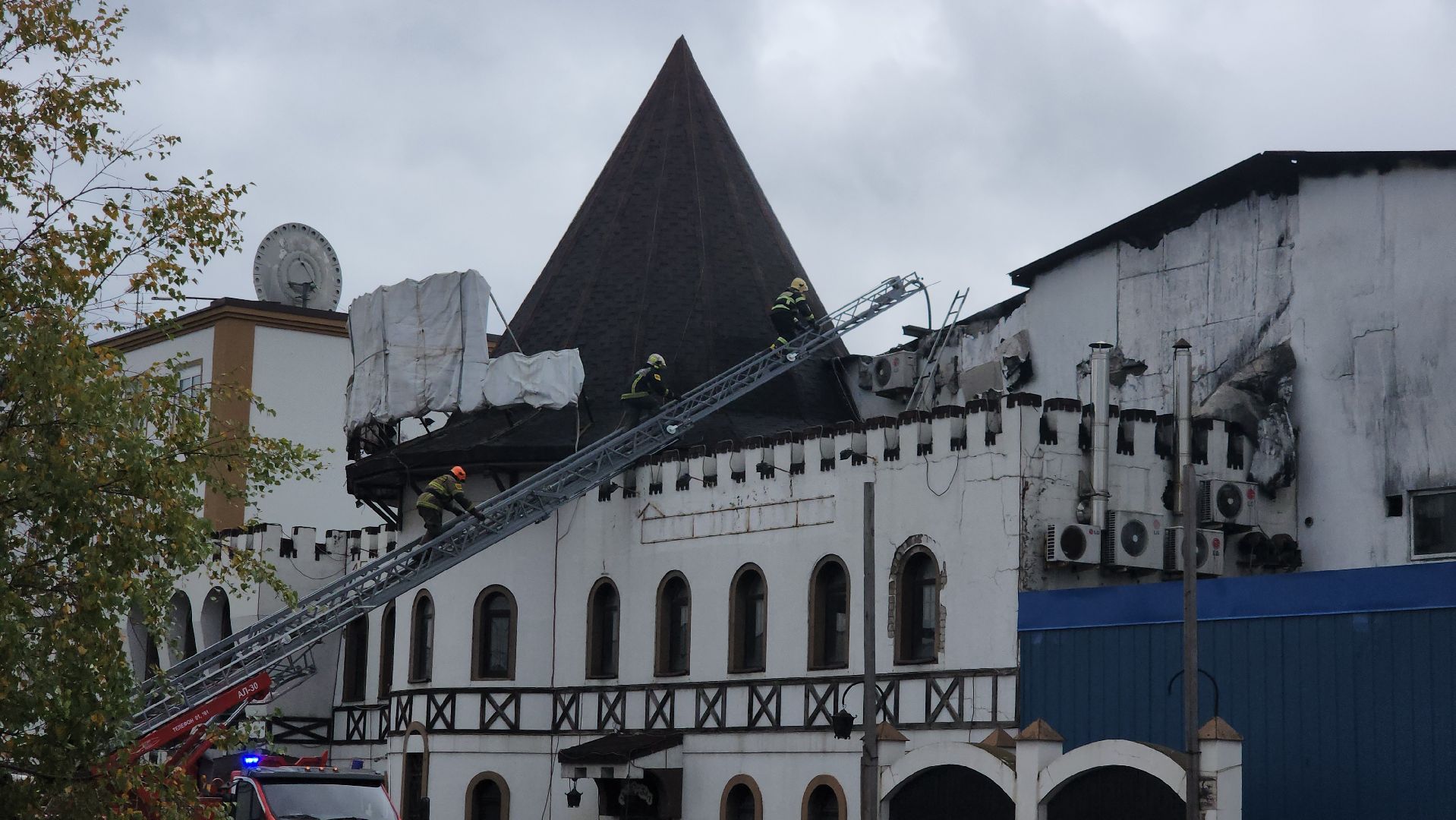 пушкино, пожар, Пожар на ярославском шоссе,