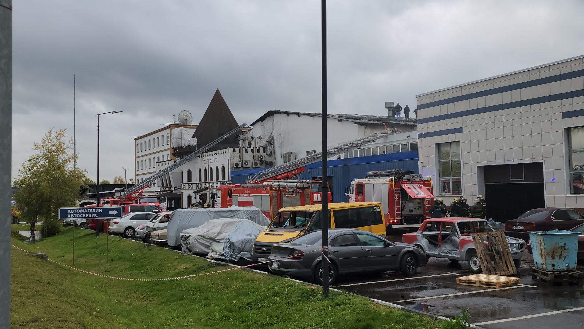 пушкино, пожар, Пожар на ярославском шоссе,