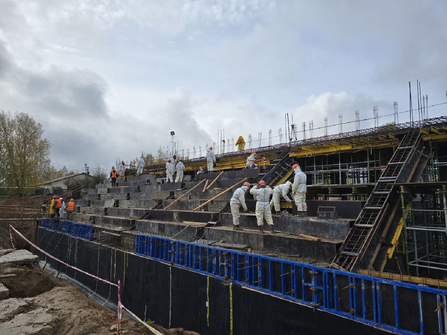 можайск, можайский муниципальный округ, подмосковье, строительство, стадион Спартак, городской стадион, реконструкция, спортобъект, госпрограмма, Строительство и капитальный ремонт объектов социальной инфраструктуры,