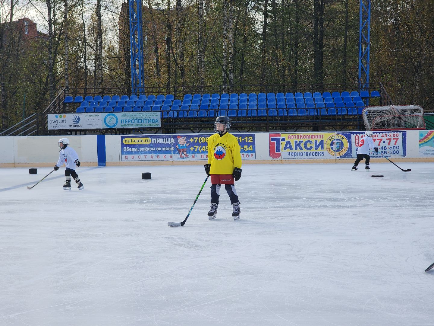 Черноголовка, Каток, Хоккей,