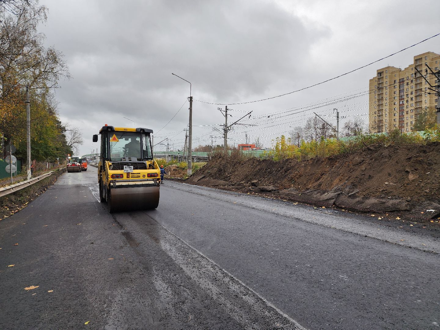 раменское, строительство, путепровод быково, ремонт дороги на леволинейной улице,