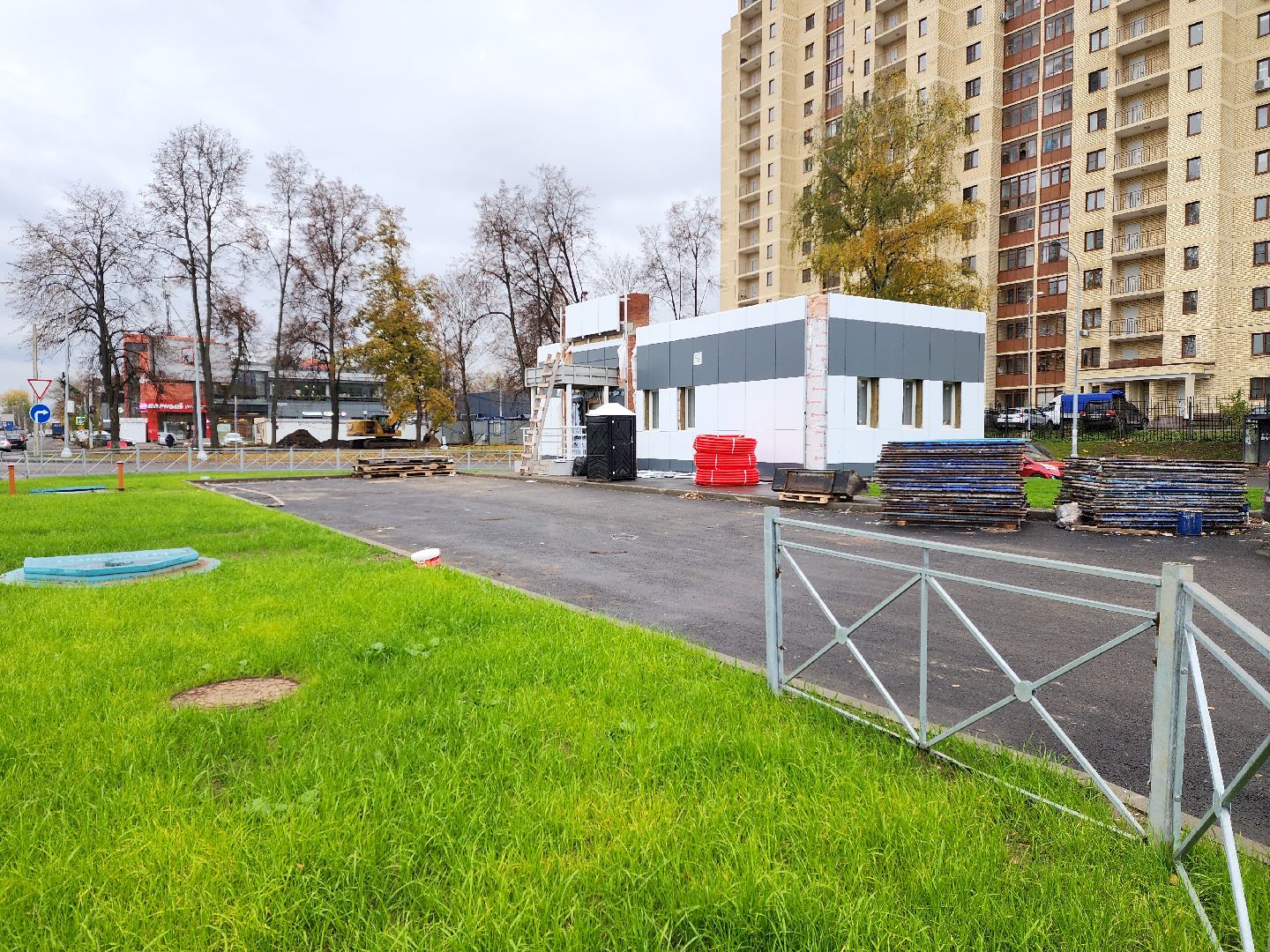 раменское, строительство, путепровод быково, пункт обеспечения транспортной безопасности,