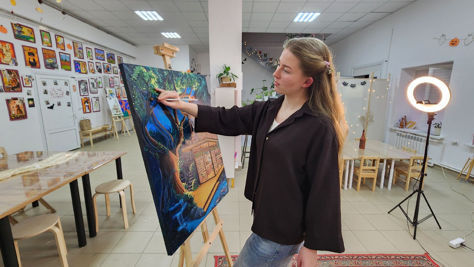 клин, живопись, художница, арт-студия,