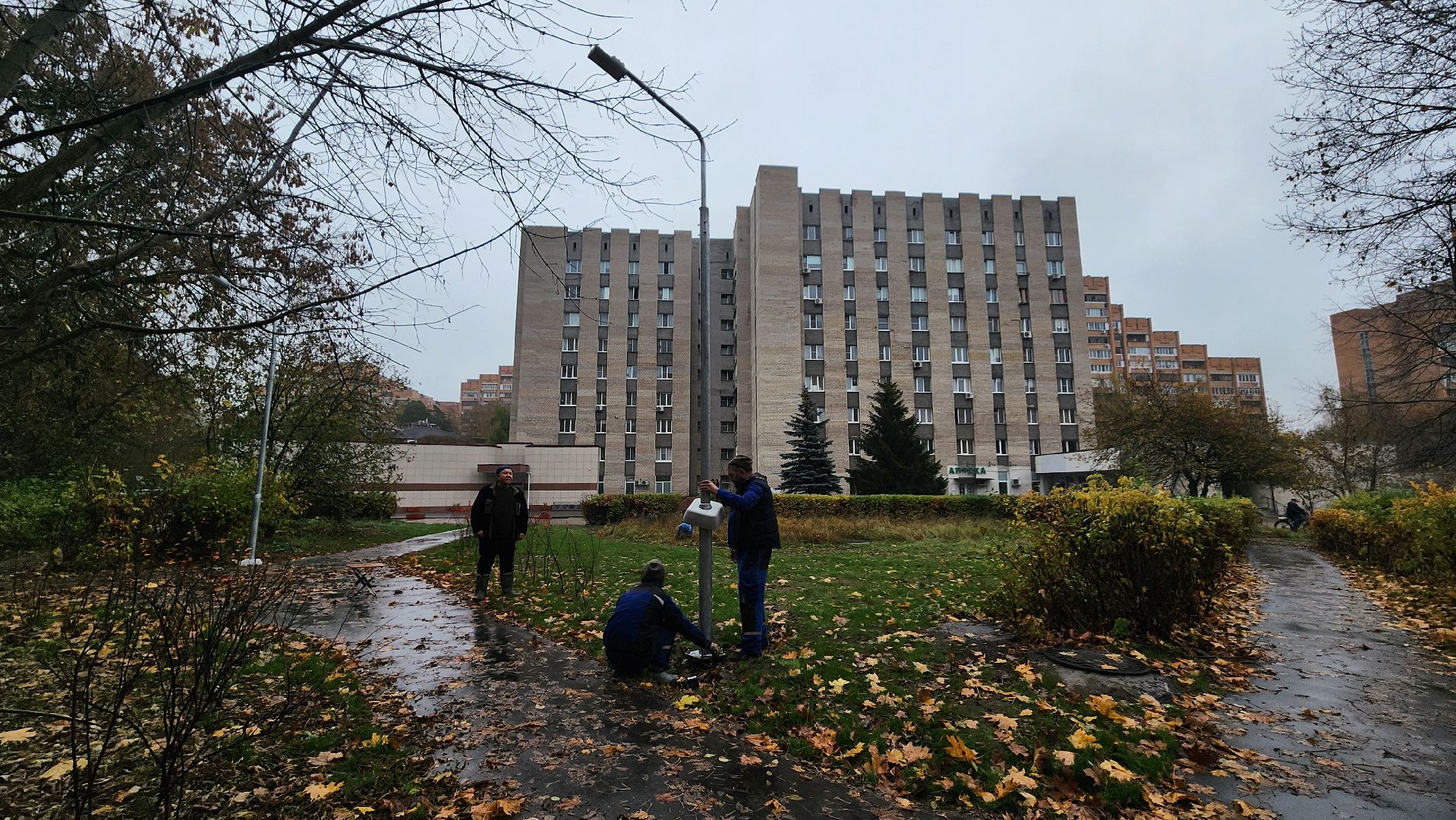 уличное освещение, протвино, благоустройство,