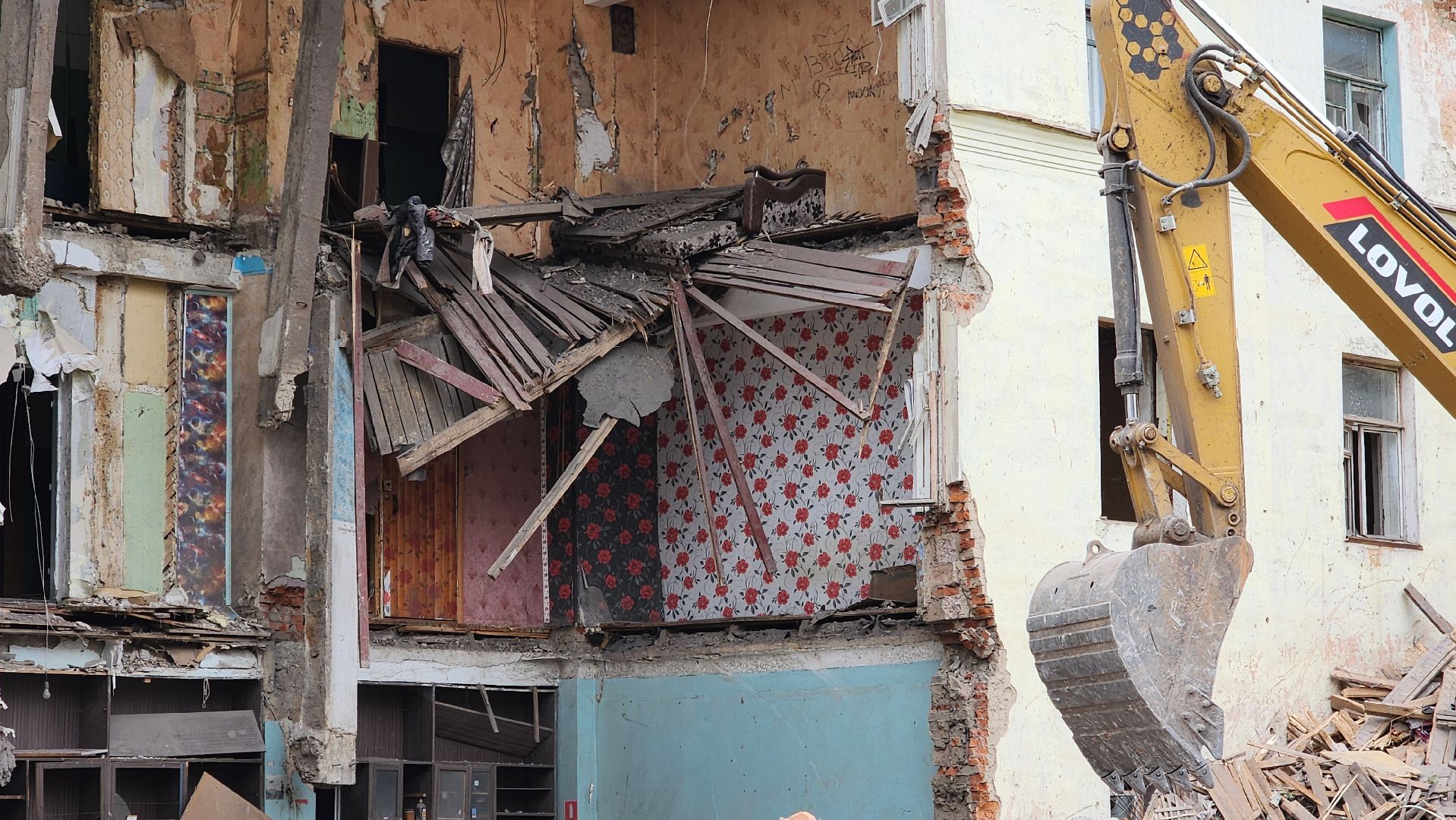 луховицы, благоустройство, снос аварийного дома,