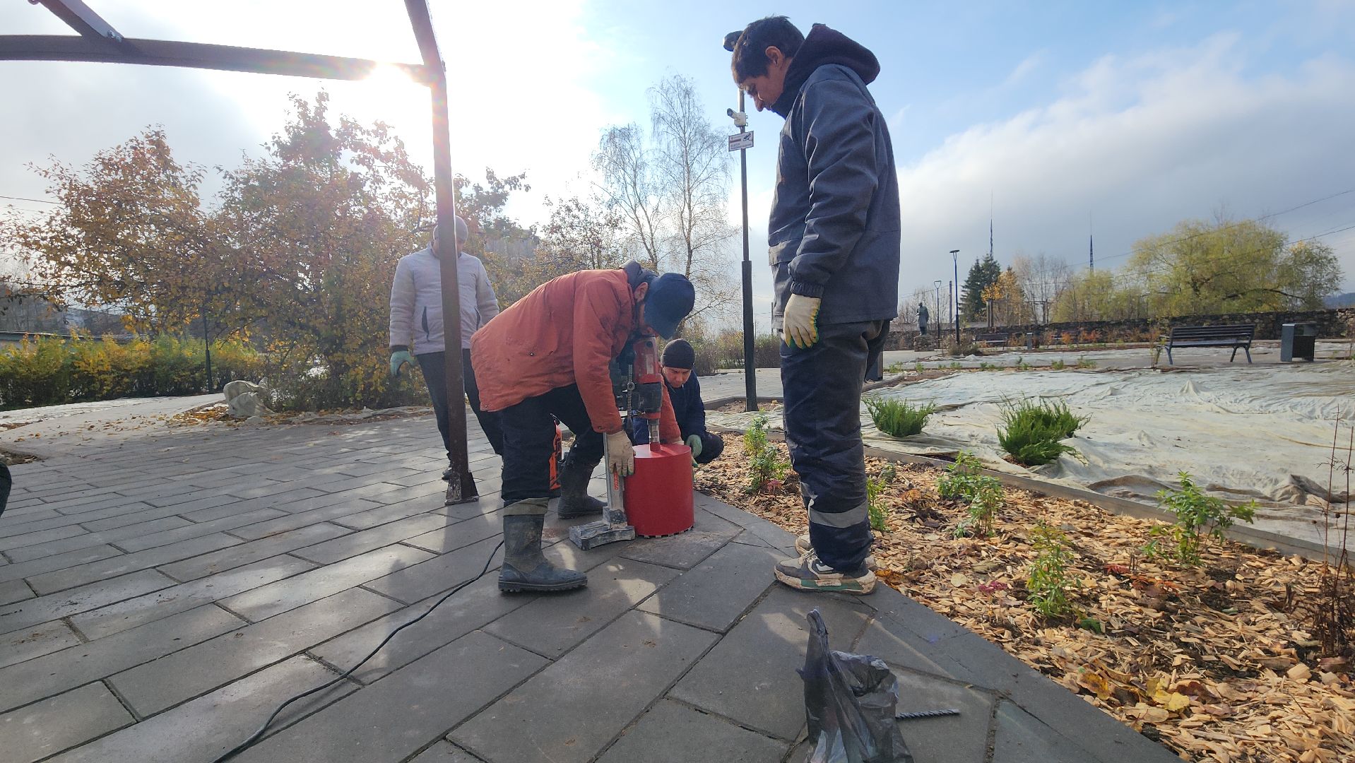 волоколамск, сычево, фкгс, благоустройство сквера,