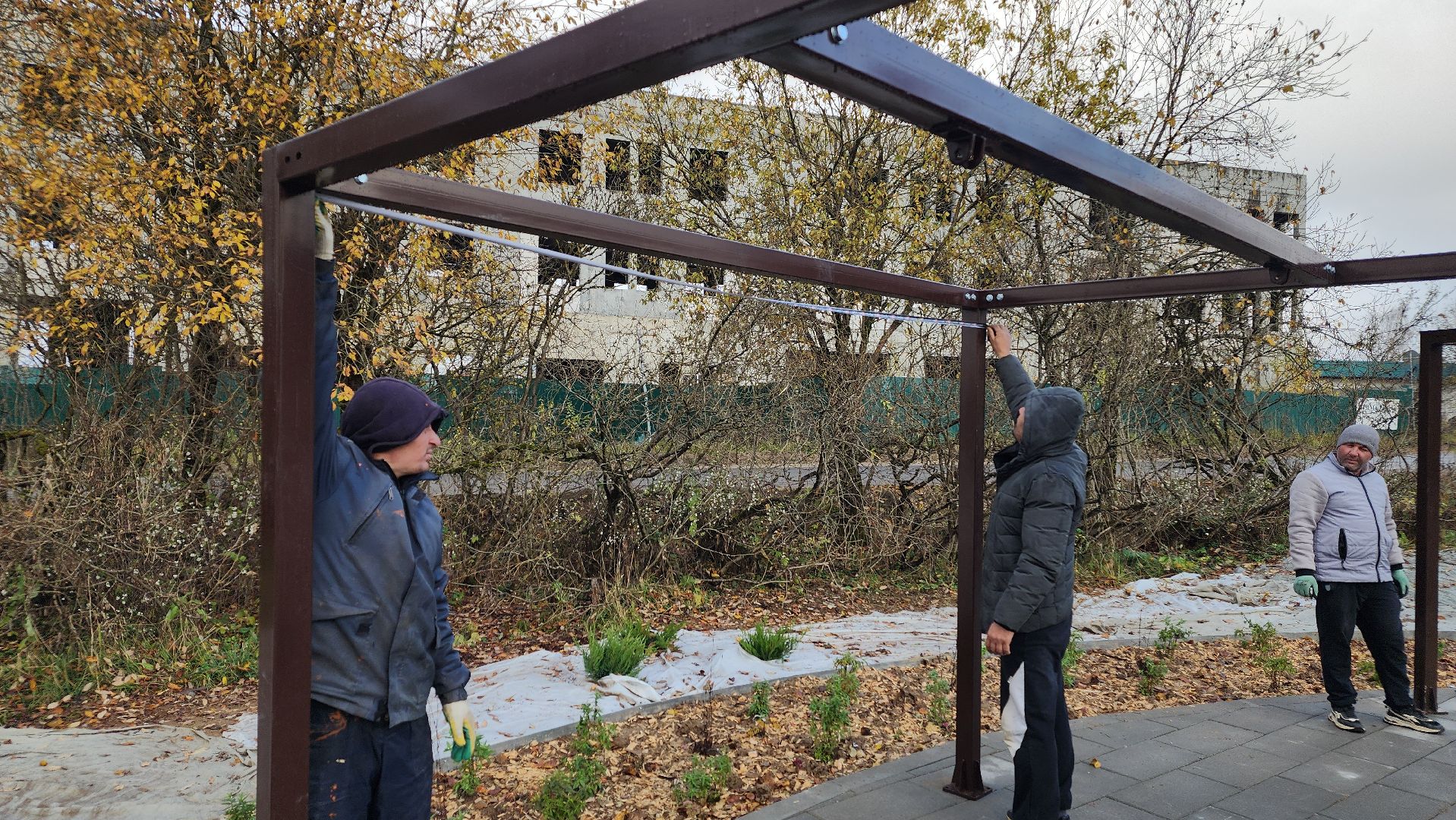 волоколамск, сычево, фкгс, благоустройство сквера,