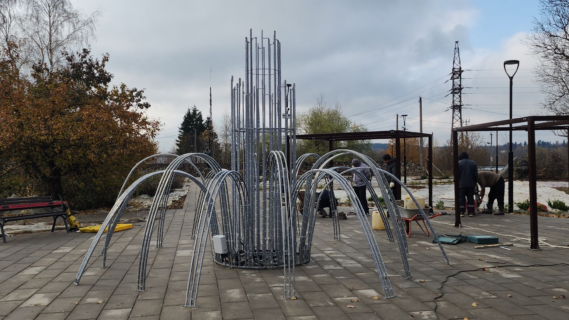 волоколамск, сычево, фкгс, благоустройство сквера,